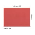 thumbnail image 2 of Uxcell Colored Copy Paper 8.3x11.7" 80gsm Bright Red 25 Sheets, 2 of 6