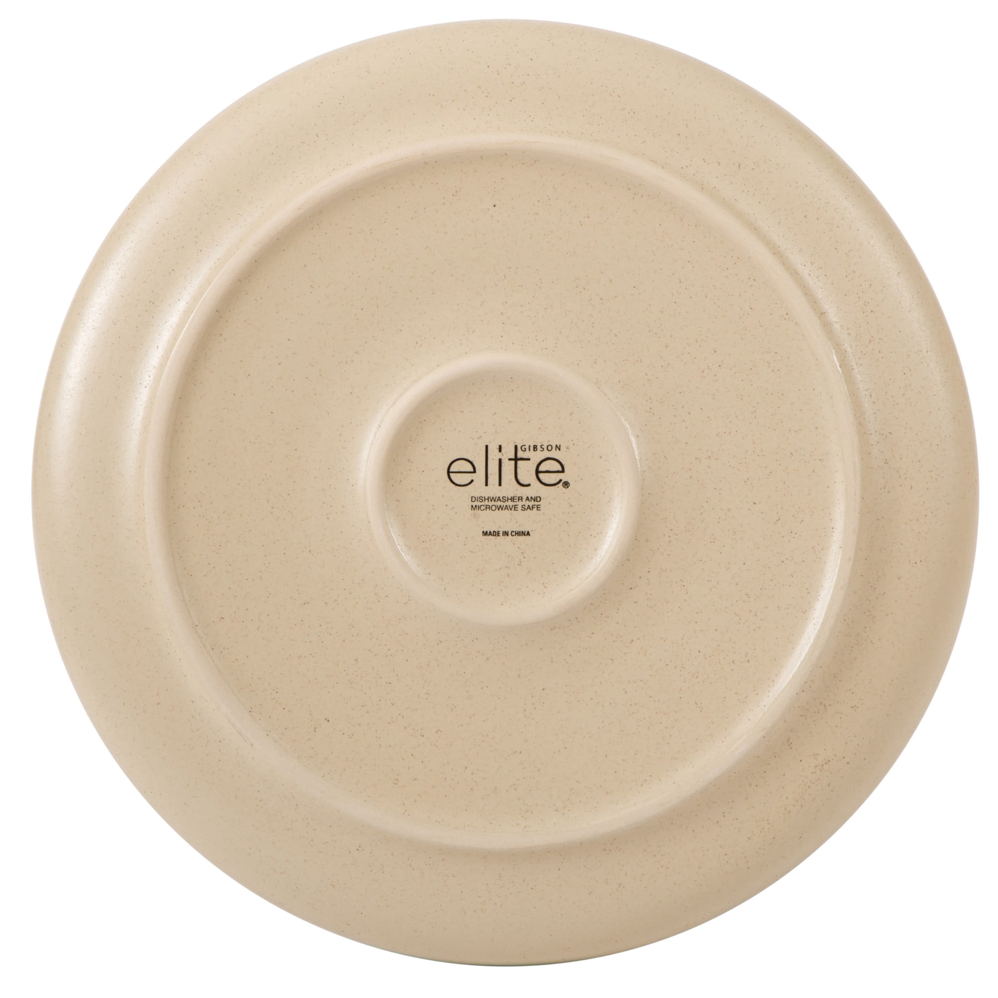 Gibson Elite Manila Bay 12-Piece Stoneware Dinnerware Set, Service for 4, Reactive Glaze Modern Artisan Plates, Bowls & Mugs, Blue, Round Design