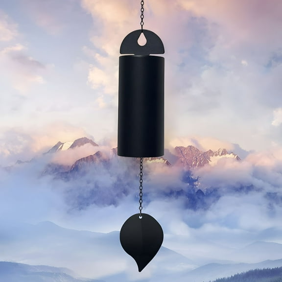 LAMIRO Large Metal Cylinder Wind Chimes Outdoor Windbell Deep Tone 30 Inch Garden Wind Chimes for Patio and Terrace Musical Windchime Outdoor and Home Decoration