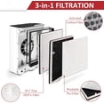 thumbnail image 3 of Vital 100-RF Air Purifier True HEPA Replacement Filter 3-in-1 H13 Ture HEPA and Efficiency Activated Carbon Filters, 3 of 6