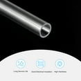 thumbnail image 3 of Uxcell Plastic Pipe Rigid Round Tube Clear 0.31" ID x 0.4" OD x 17" High Impact for Lighting Models Water Plumbing 5Pcs, 3 of 7