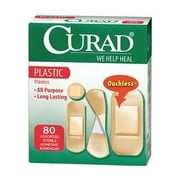 Bandage, Plastic, Asst Sizes, PK 80