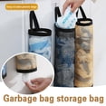 thumbnail image 3 of Kitchen Plastic Mesh Garbage Bag Organizer Dispenser Box Trash Removable Bag Bags Bag Household, 3 of 8