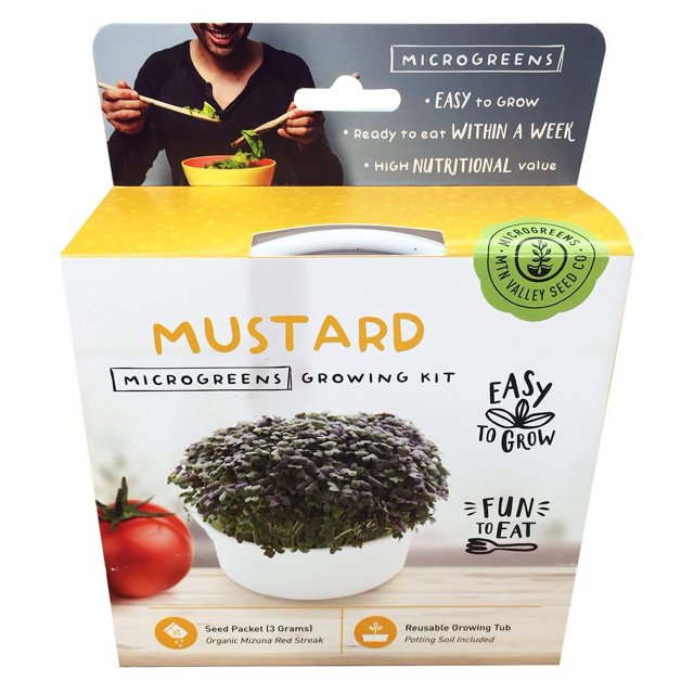Kit de cultivo Microgreens Mountain Valley Mizuna Mustard