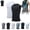 White+Black, variant on V Boost Compression Shirt, V Boost V2 Compression Shirt Men Quick-Drying Wicking Breathable Undershirt, Perfect fit