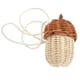 thumbnail image 3 of Mini Woven Basket Storage Bag For Decorative Purposes In Beige Color 13X7cm 1Pcs, 3 of 4
