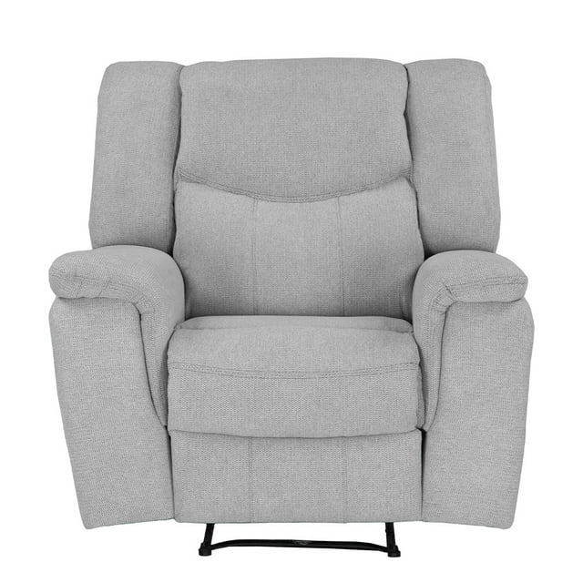 Sillón Reclinable Mecedora Konrads Dicasa 1 Plaza Plata
