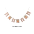thumbnail image 3 of Weloille Easter Bunny Burlap Banner 1 Piece, Rustic Jute Hanging Garland with Rabbit Pattern, Reusable Holiday Party Decoration, Cute Themed Banner for Wall Fireplace Mantel Party Home Wall Decor, 3 of 6