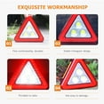 thumbnail image 2 of GOOHOCHY Triangle Sign Road Safety Triangle White Plastic 1Pcs 5.11X5.11X1.57in, 2 of 6