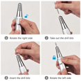 thumbnail image 1 of Rechargeable nail polisher set 0-35000 rpm LED display with polishing pen metal polishing head white US standard 100-240V (built-in lithium battery), 1 of 4