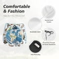 thumbnail image 6 of Lsque World Travel Printed Women's Running Shorts with Liner Pockets,Elastic Quick Dry Workout Athletic Gym Yoga Shorts,Womens High Waist Shorts-Small, 6 of 9