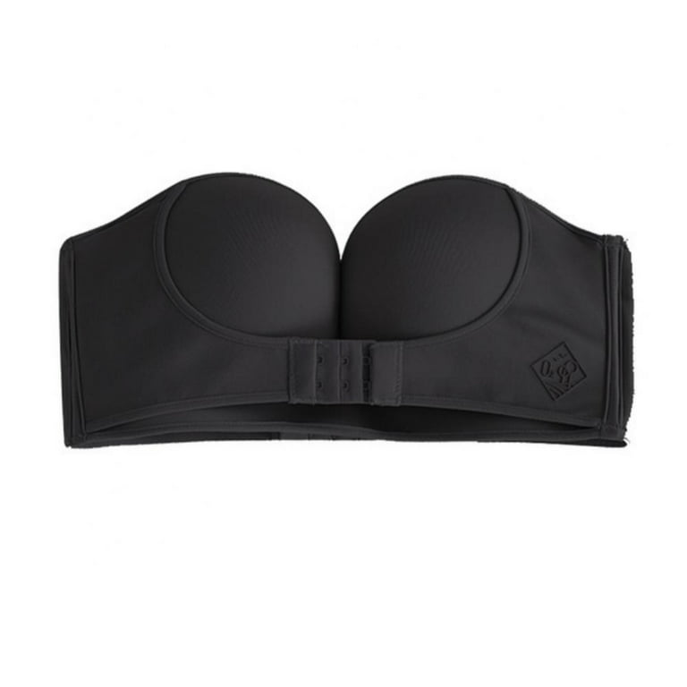 Strapless Front Buckle Lift Bra Women Wireless Non-Slip Invisible Push-up  Bra Strapless Underwear Bras