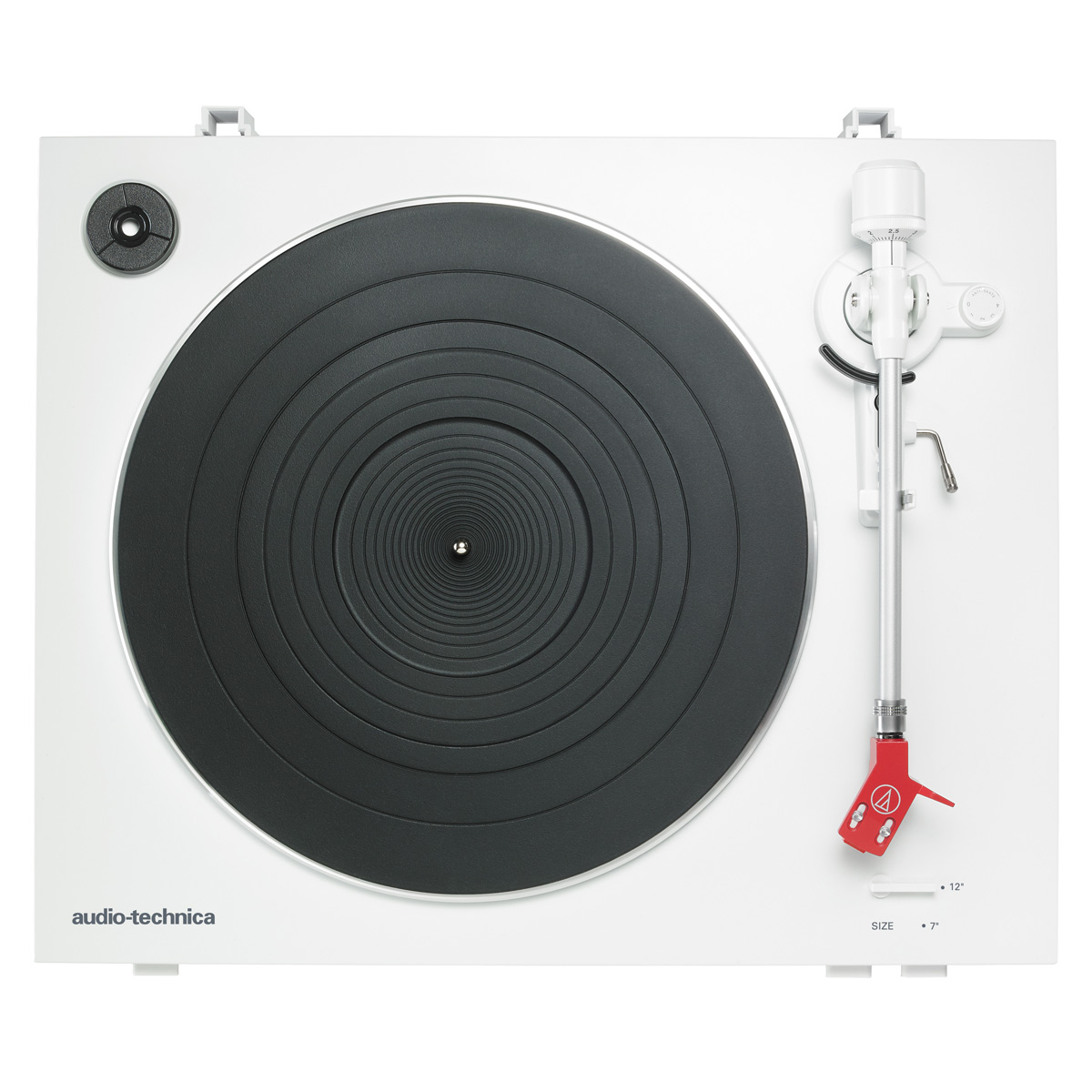 Audio-Technica Fully Automatic Belt Drive Stereo Turntable Record Player, White - image 2 of 2