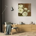 thumbnail image 3 of Pamela Gladding 26x26 Gallery Wrapped Canvas Wall Art Titled - Patina Ranunculus, 3 of 4