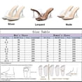 thumbnail image 2 of Women's Clear Heeled Sandals Open Toe High Heels Comfortable Dress, 2 of 7