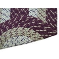 thumbnail image 5 of Better Trends 24" x 108" Runner Braided Rug 100% Polypropylene Durable and Stain Resistant Reversible Indoor Area Utility Rug, Country Stripe Collection - Burgundy Stripe, 5 of 5