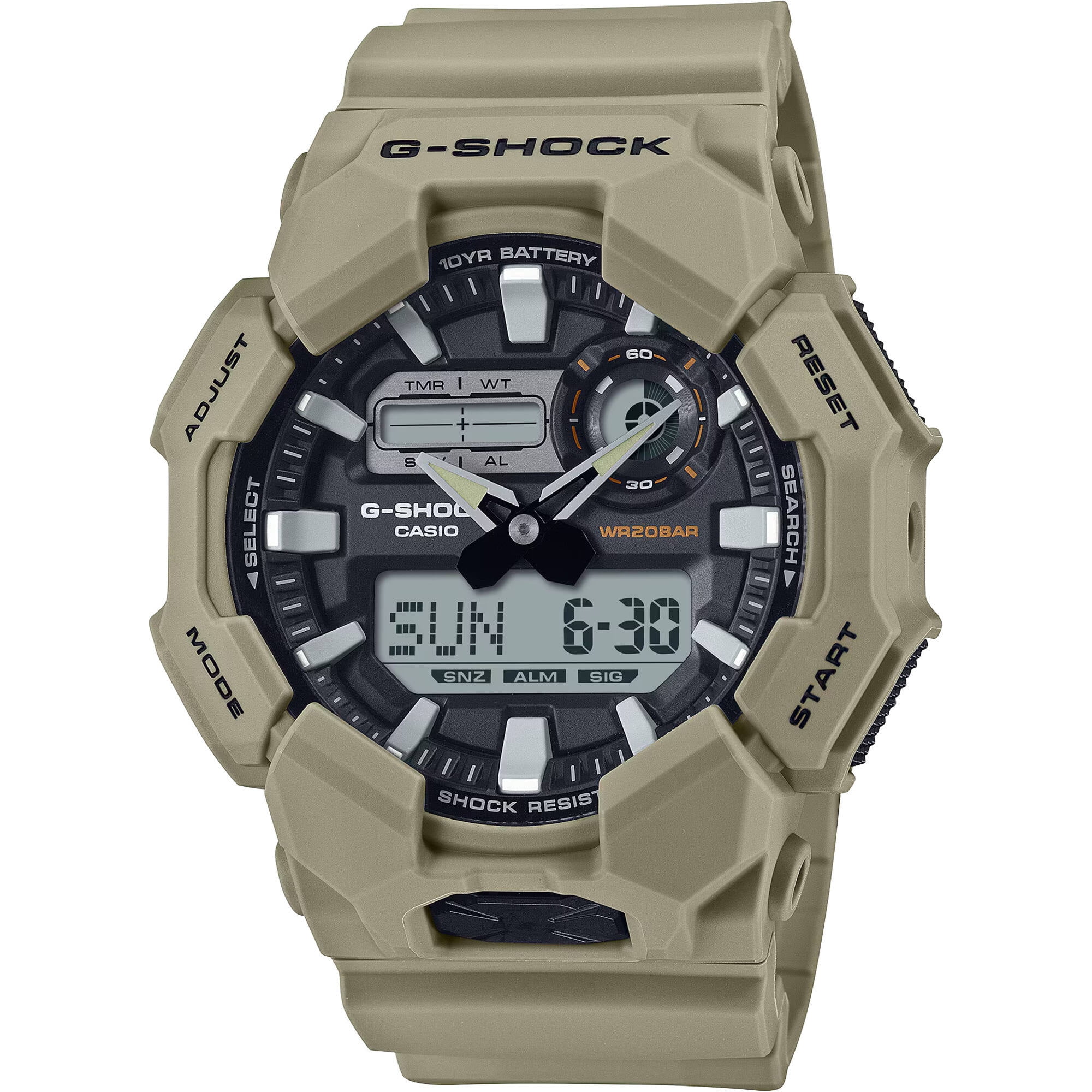 G-Shock Men's Black Analog Digital Anti-Magnetic Watch GA G-Shock Men's Black Analog Digital Anti-Magnetic Watch GA