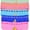 Carriage Princess, variant on ToBeInStyle Girl's Pack of 6 Seamless Colorful Assortment of Princess Print Bikini Panty Briefs - Small