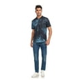 thumbnail image 5 of Geeksport Men's Splash-Ink Series Henley Short Sleeve Fashion T-Shirts, 5 of 6