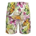 thumbnail image 6 of Kdxio Butterflies2 Pattern Mens Casual Shorts - Drawstring Summer Beach Sports Shorts for Men, 6 of 9