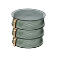 thumbnail image 1 of Cubierta protectora Recipiente de almacenamiento de alimentos con cubierta transparente para alimentos con asa de tapa, cubierta vegetal reutilizable, utensilios de , tres niveles, 1 of 7
