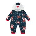 thumbnail image 4 of Ensembles de Pyjamas Assortis pour Famille Pyjamas de Noël Haut Imprimé avec Bas à Carreaux, 4 of 10
