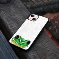 thumbnail image 4 of FINCIBO Soft Rubber Protector Cover Case for Apple iPhone 13 6.1" 2021 (NOT FIT Apple iPhone 13 mini 5.4" 2021/iPhone 13 Pro 6.1" 2021/iPhone 13 Pro Max 6.7" 2021), Green Frog, 4 of 5