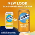 thumbnail image 2 of Blue Moon Mango Wheat Craft Beer, 6 Pack, 12 fl oz Aluminum Cans, 5.4% ABV, 2 of 7