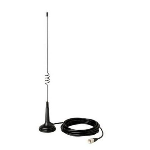 Cobra Electronics CB Radio Antenna HG A1000 Monopole; Roof/Trunk Lid Magnetic Mount; 18-1/2 Inch Length; Black; Stainless Steel; 100 Watt Power Handling; 26-30 MHz Frequency Range