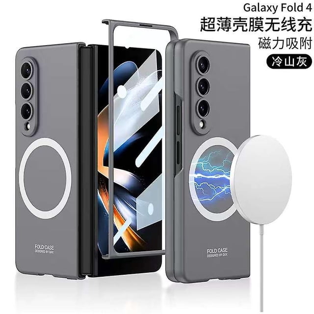 Case Compatible Samsung Galaxy Z Fold 4 For Magsafe Wireless Charging With Screen Protector Shockproof