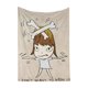 thumbnail image 1 of Manta con patrón artístico, cómoda y acogedora, lavable a máquina, transparente, para decoración del hogar BL687-1, 100 x 120 cm, 1 of 5