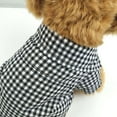 thumbnail image 7 of Stylish Plaid Dog Shirt for Small Breed Comfortable and Handsome Pet Fashion Apparel with Soft Fabric Design, 7 of 7