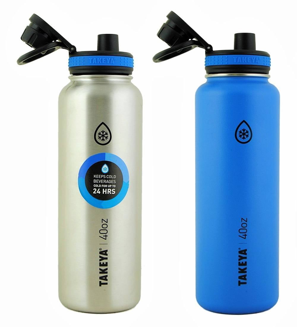 thermoflask 40 oz stainless steel insulated water bottle