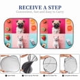 thumbnail image 5 of Kdxio Colorful Dog Cat Collage Print 2-Piece Sun Shade Front Windshield - Foldable Car Front Window Sunshades for Most Sedans SUV Truck, 5 of 5