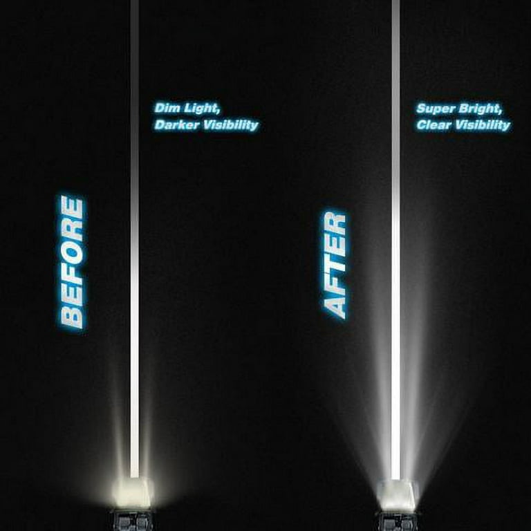 NILIGHT 20 Zoll Arbeitsscheinwerfer 126W Zusatzscheinwerfer LED Light Bar  Auto Scheinwerfer Offroad Flutlicht Spotlight Wasserdicht IP67, 2 Jahre  Garantie : : Auto & Motorrad