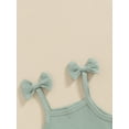 thumbnail image 5 of FEORJGP Kids Baby Girl Summer Dress 12M 18M 2T 3T 4T 5T Toddler Sleeveless A-Line Dress Casual Dress Bow Strap Floral Print Cami Dress Infant Fashion Cute Sweet Clothes for Party Vacation Daily, 5 of 7