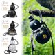 thumbnail image 3 of Gourd Water Bottle with Belt & Straps, Gourd Water Jug Travel Sports Water Bottle Creative Retro Daoist Gift, 3 of 5