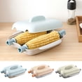 thumbnail image 5 of Microwave Corn Steamer with Lid and Handle, Portable Corn on the Cob Cooker, Food Grade Steamer for Kitchen and Dorm, 1 Piece, 5 of 8