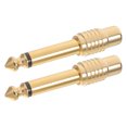 thumbnail image 1 of QUMIIRITY 2Ud Adaptador De Audio Para Piano Y Micrófono Con Conector Dorado Para Uso En TV, 1 of 8