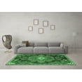 thumbnail image 3 of Ahgly Company Indoor Rectangle Medallion Emerald Green Traditional Area Rugs, 7' x 10', 3 of 4