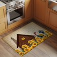 thumbnail image 2 of Entryway Rug 2'x3', Farmhouse Sunflowers Small Rug for Kitchen Bathroom Door Mat Indoor Entrance, Vintage Roosters Farm Countryside Non-Slip Area Rugs Floor Mats Carpet Front Door Rugs, 2 of 8