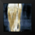 thumbnail image 2 of Wright, Christine 15x15 Black Modern Framed Museum Art Print Titled - Free Fall Blue with Gold I, 2 of 5