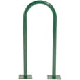 thumbnail image 2 of Global Industrial U-Rack Bike Rack 2-Bike Capacity Flange Mount Green, 2 of 6