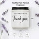 thumbnail image 2 of Vela de cera y lavanda de Thank You Gifts, 200 ml - Aujzoo, 2 of 6