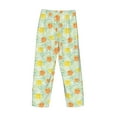 thumbnail image 5 of Easygdp Tree Palms Lemon Men's Pajama Pant, Sleep Elastic Waistband Lounge Pants - XX-Large, 5 of 9