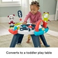 thumbnail image 4 of Fisher-Price 3-in-1 Spin & Sort Infant Activity Center and Toddler Play Table, Navy Dashes- Unisex, 4 of 7
