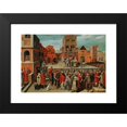 thumbnail image 2 of South Netherlandish School 14x11 Black Modern Framed Museum Art Print Titled - Ecce Homo (Third Quarter of the 16th Century), 2 of 5