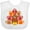 AA-White, variant on Inktastic Thanksgiving Cute Football Turkey Boys or Girls Baby Bib