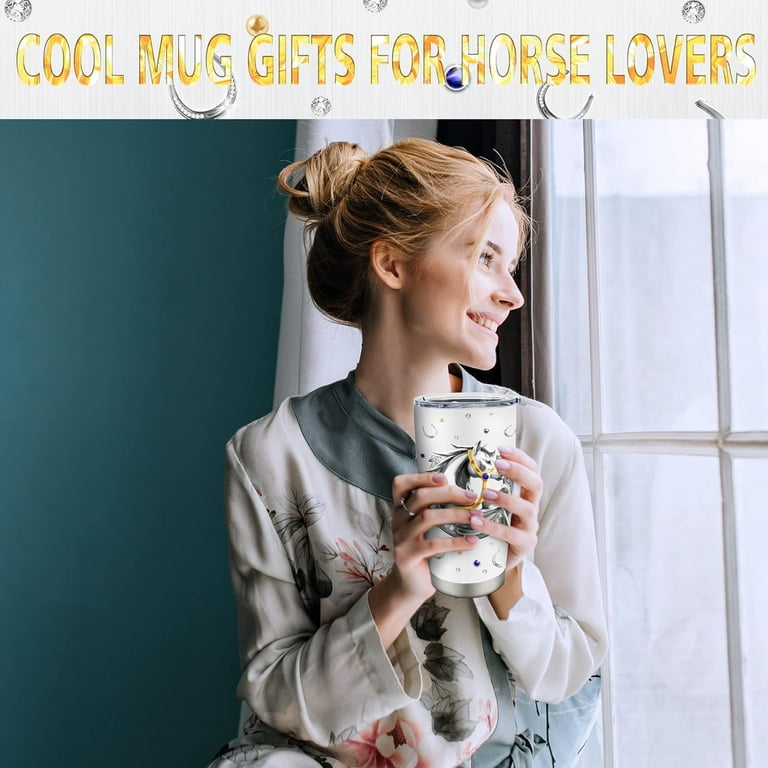 Horse Gifts For Girls Women - Horse Stuff, Girl Embrace Horse Figurine For Horse Lovers, Horse Statue Home Decor, Horse Birthday Decorations For Girls, Horse Sculpture Keepsake For Christmas Birthday