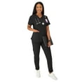 thumbnail image 5 of Hanes Womens Scrubs V-Neck Scrub Top, Comfort Fit, 2 Pockets, Sizes XS-3XL, 5 of 10